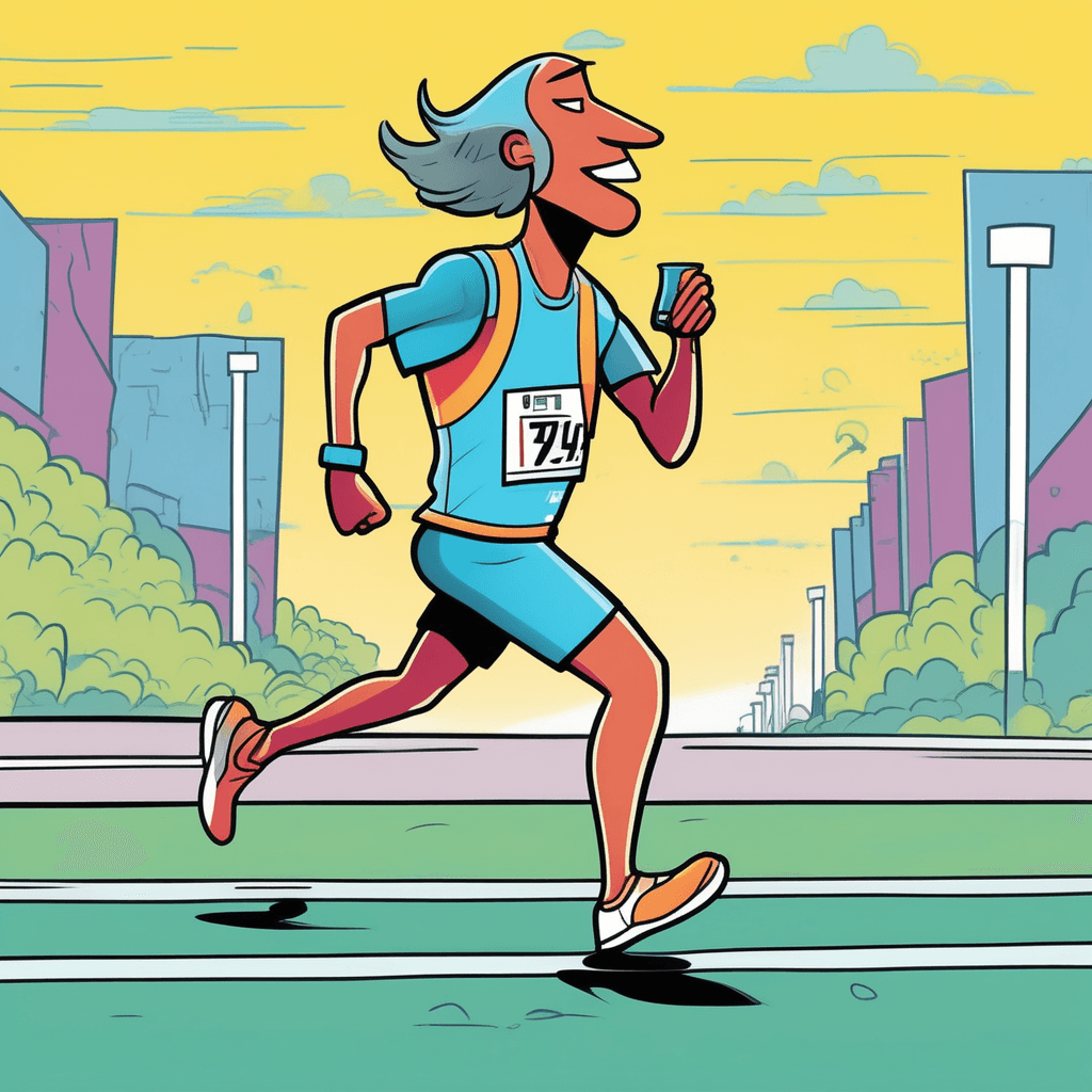 Though steps were skewed, strength renewed - the race continued!