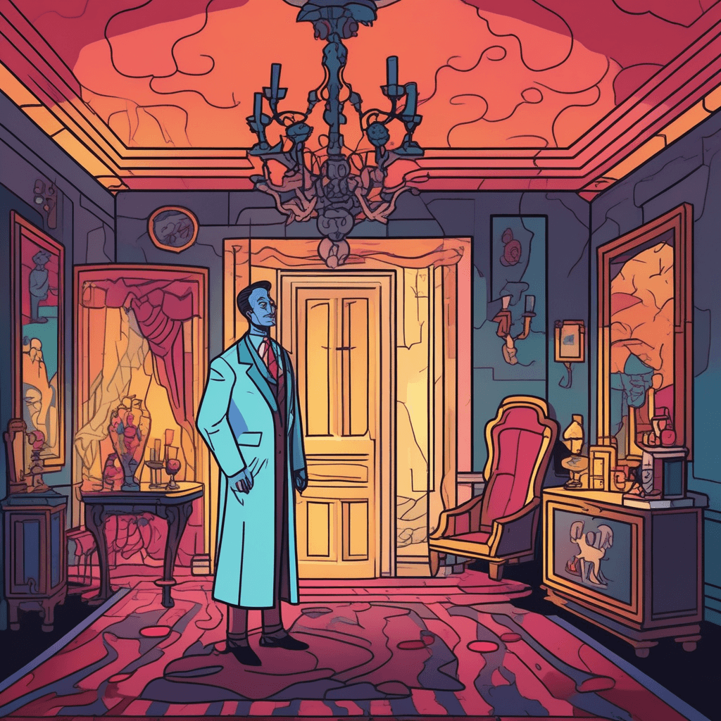 His costly treasures attract ghostly memories of what he lost mostly!