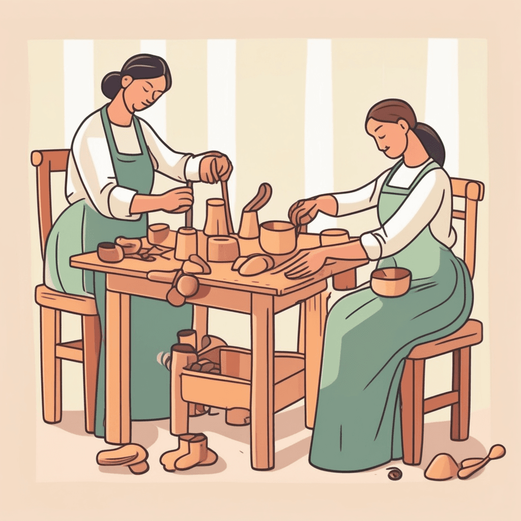 People who make things skillfully with their hands, especially traditional or artistic items