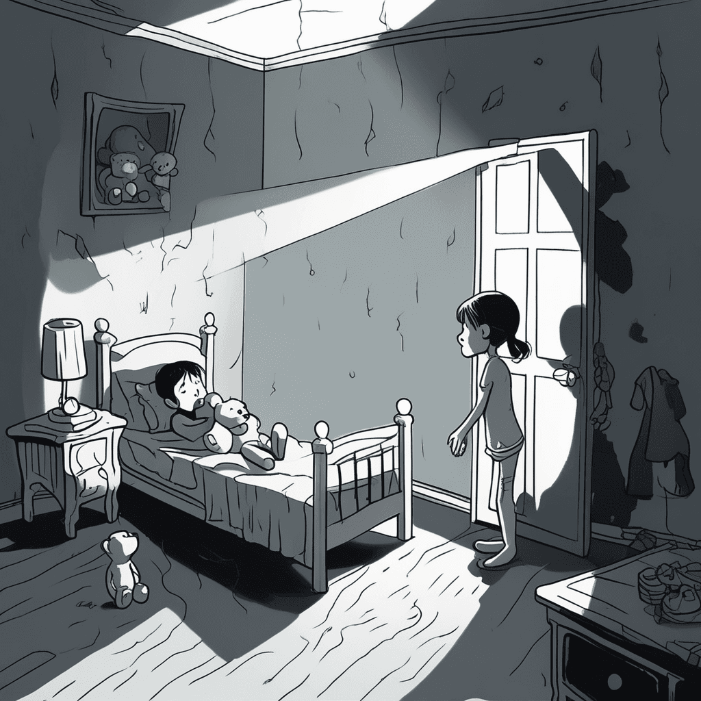 Too creepy to sleep, too sleepy to stay weepy.