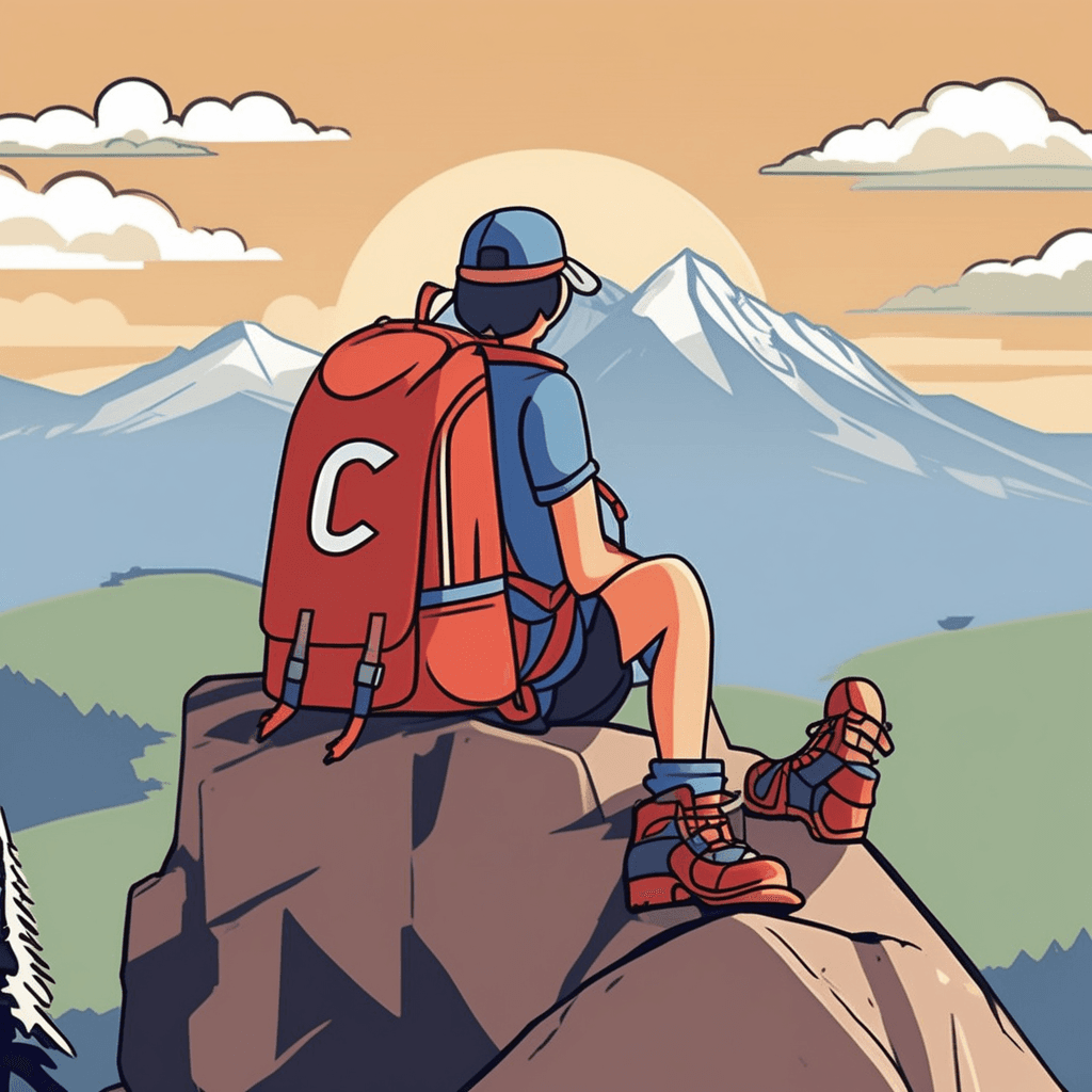 C takes a REST at the mountain CREST!