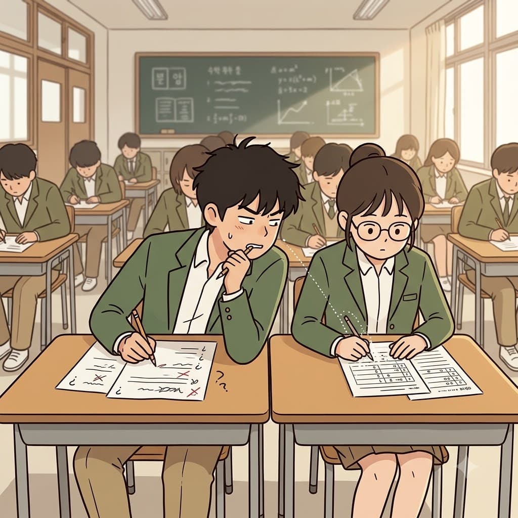 The student tried to crib the answers instead of solving the difficult questions himself. (Think of: CRIB → COPY: Imagine a student saying:
“I can't solve it—I'll crib it!”)