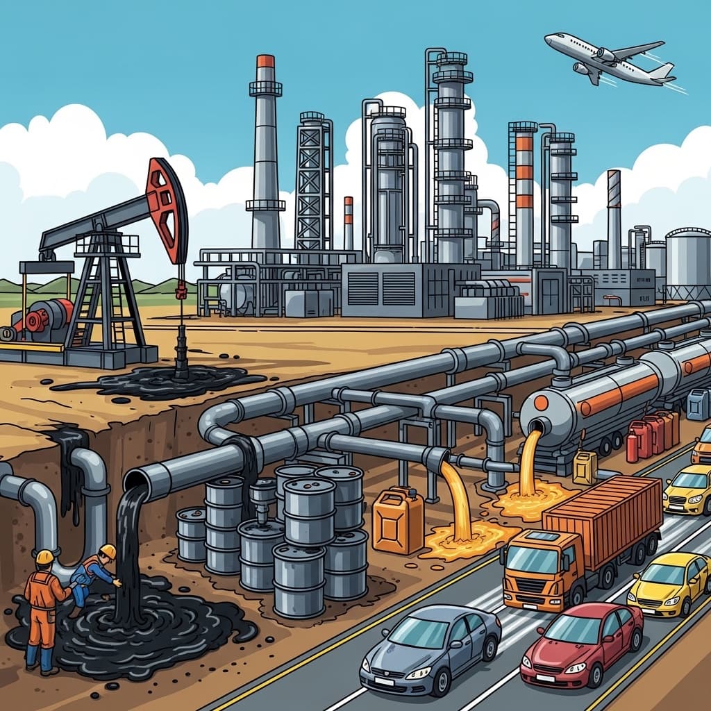 "Crude oil fuels the world we include — from raw to refined, it shapes our livelihood."