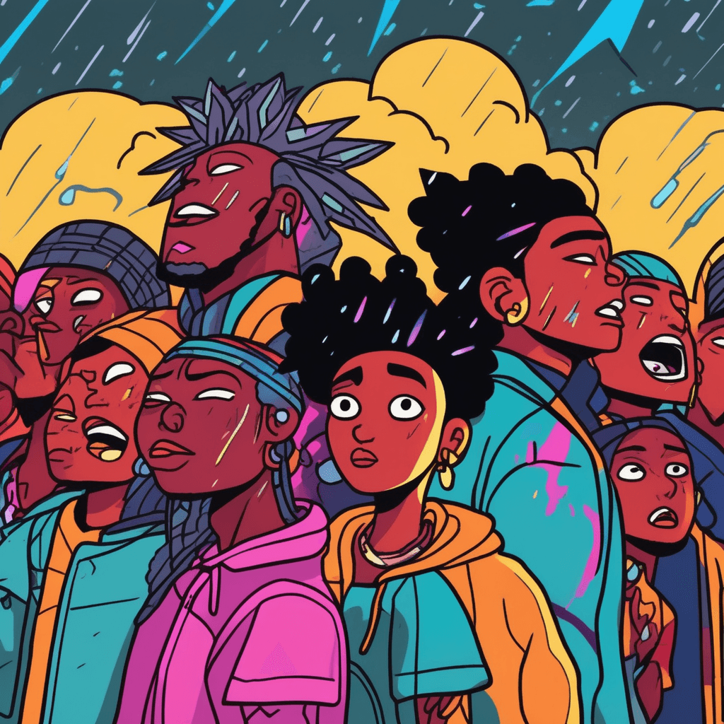 Through raging storms, cultural norms create unity in human forms!