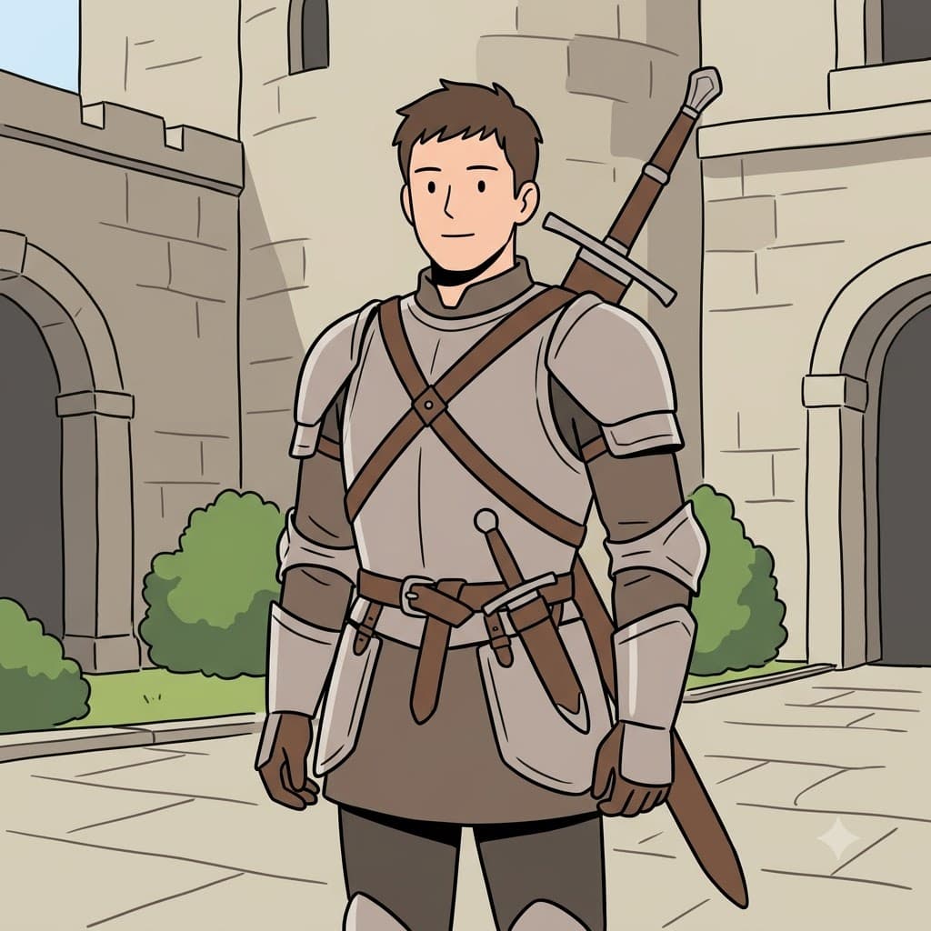 The knight carried a sharp dagger on his belt for emergencies.