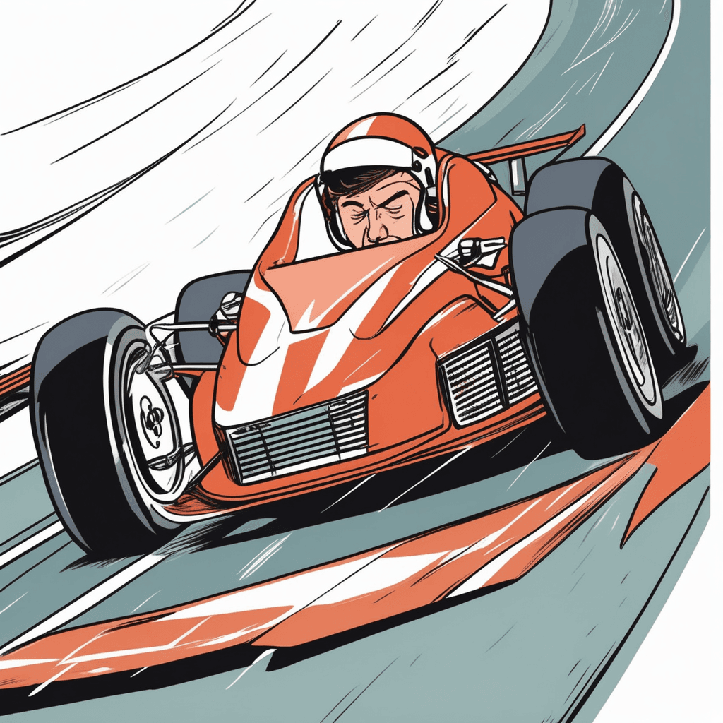 Slowing down the race car