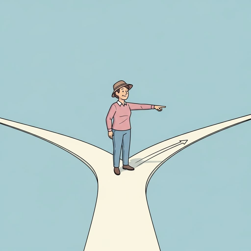 to make a choice about something after thinking about it