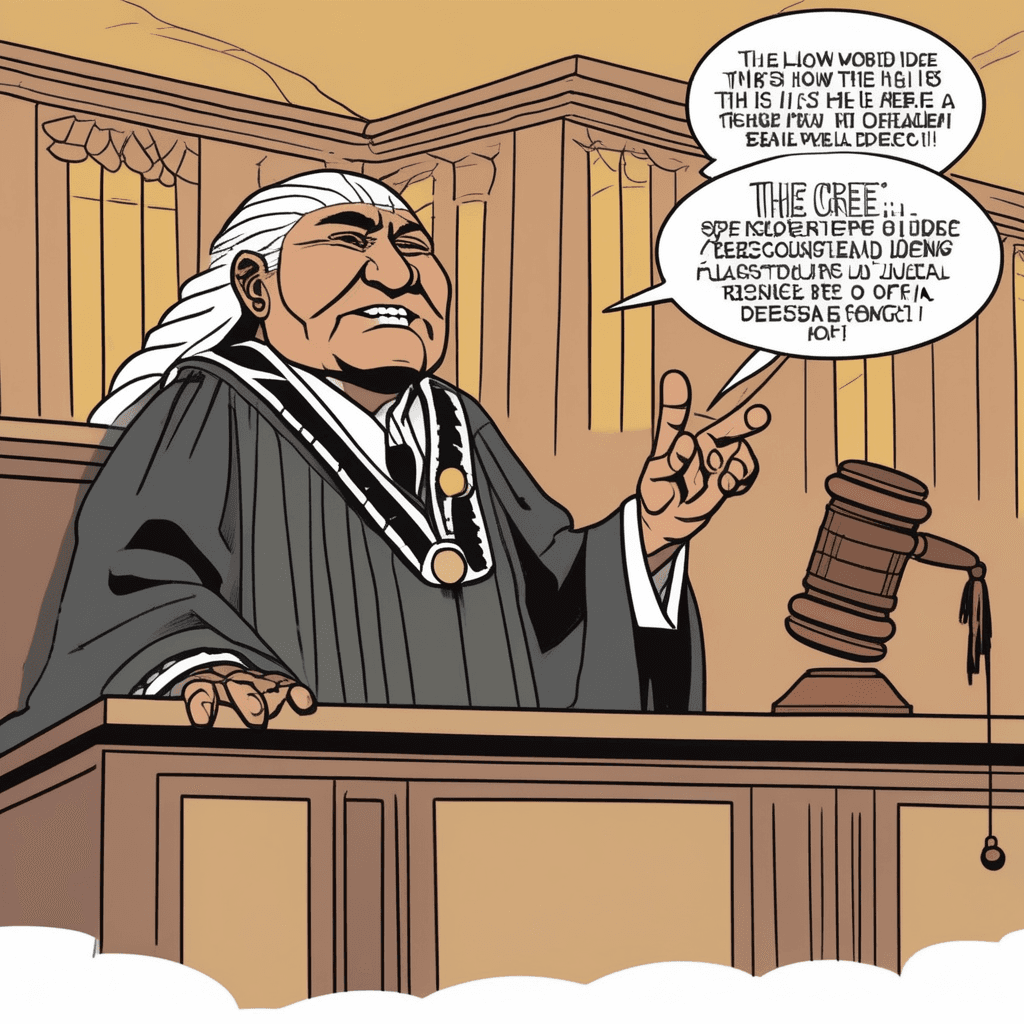 Judge shouts 'DE-CREE!' - his decree echoes with authority!