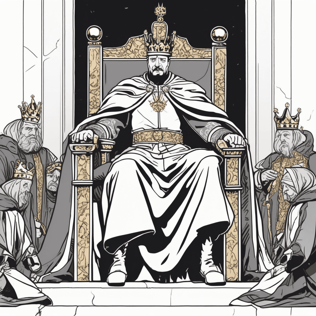 A king may deign to end your pain, but loses his reign.