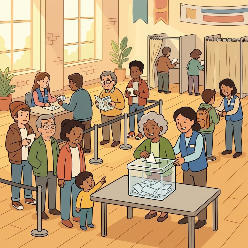 Democracy allows people to choose their leaders through elections.