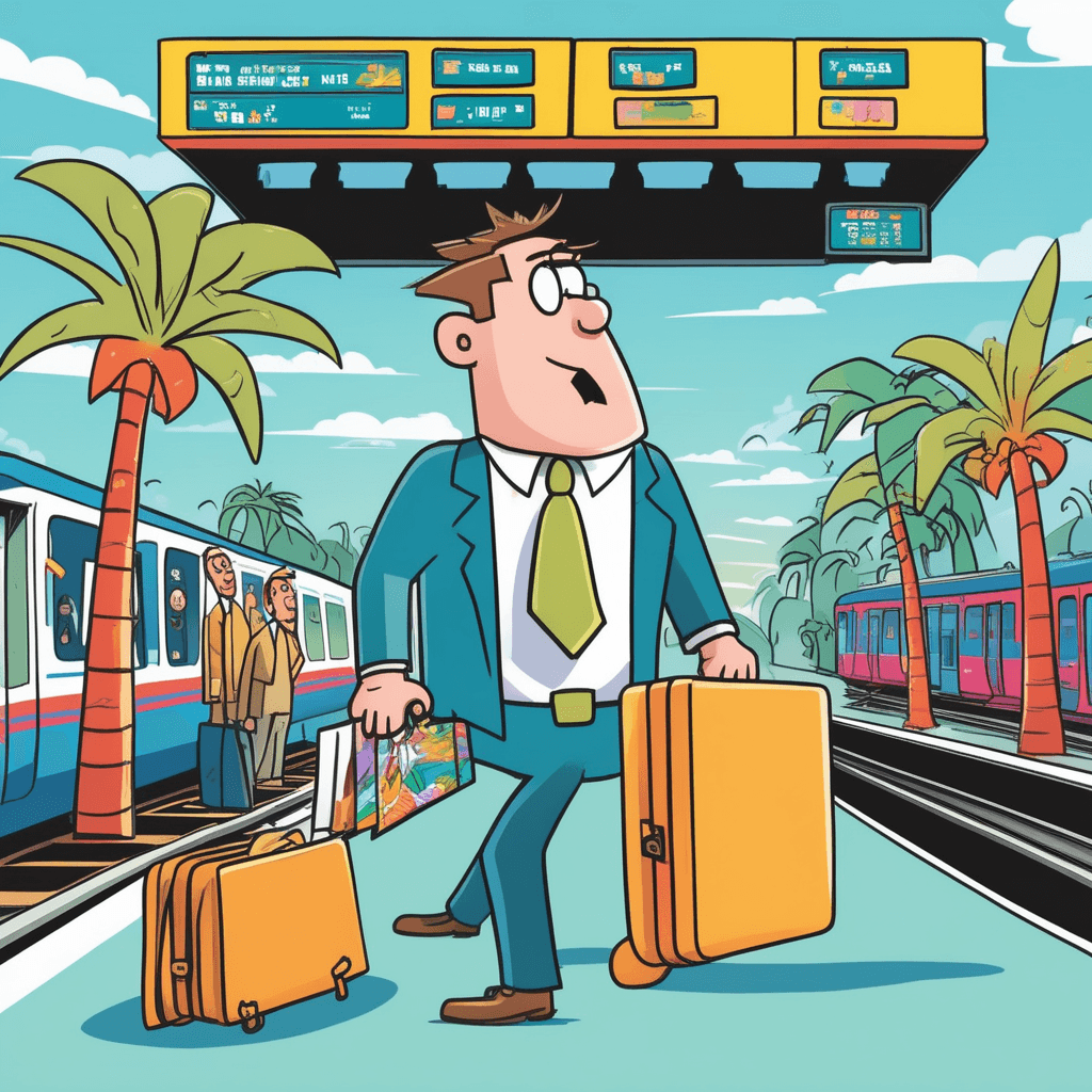 From station to vacation - changing your destination!