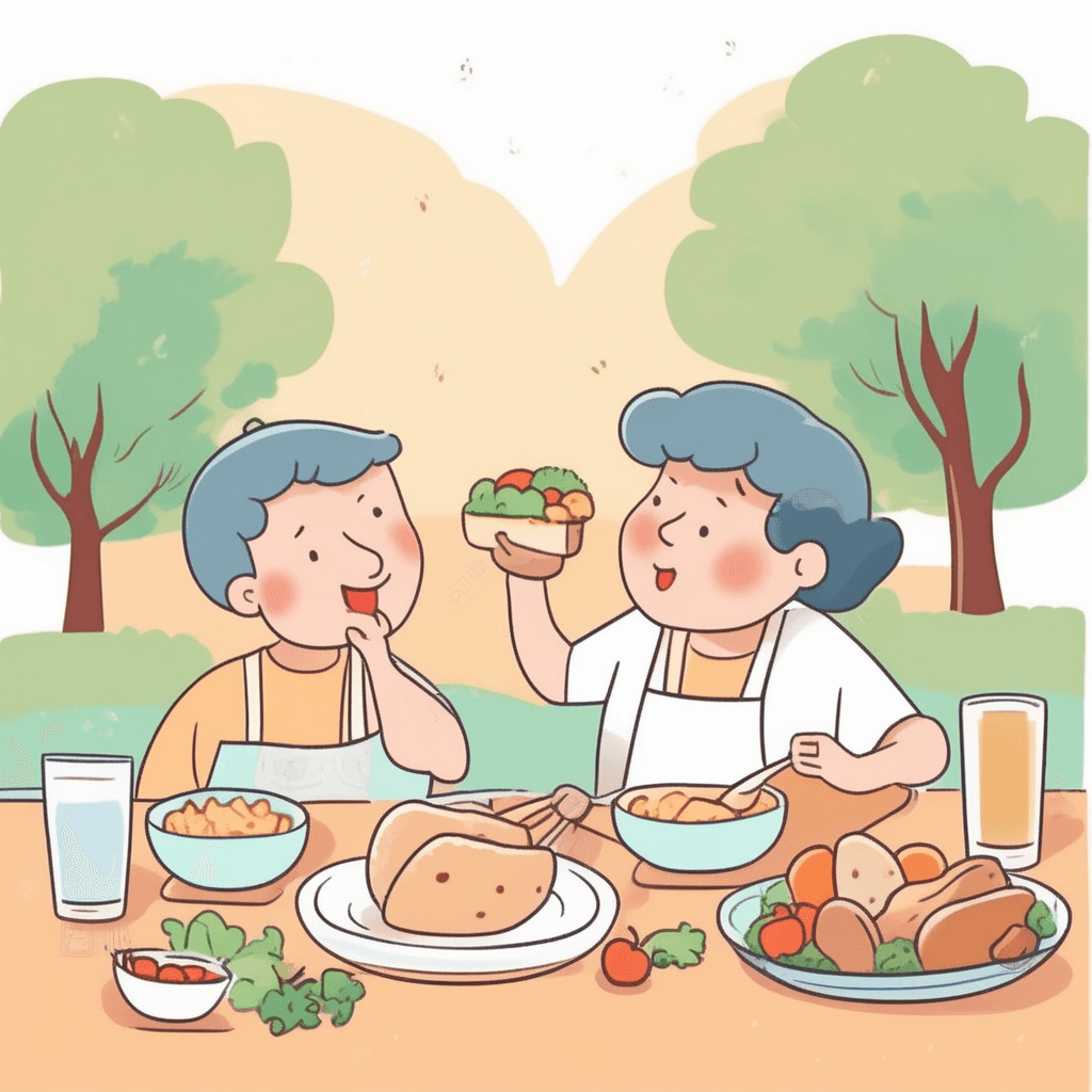 to start eating food eagerly