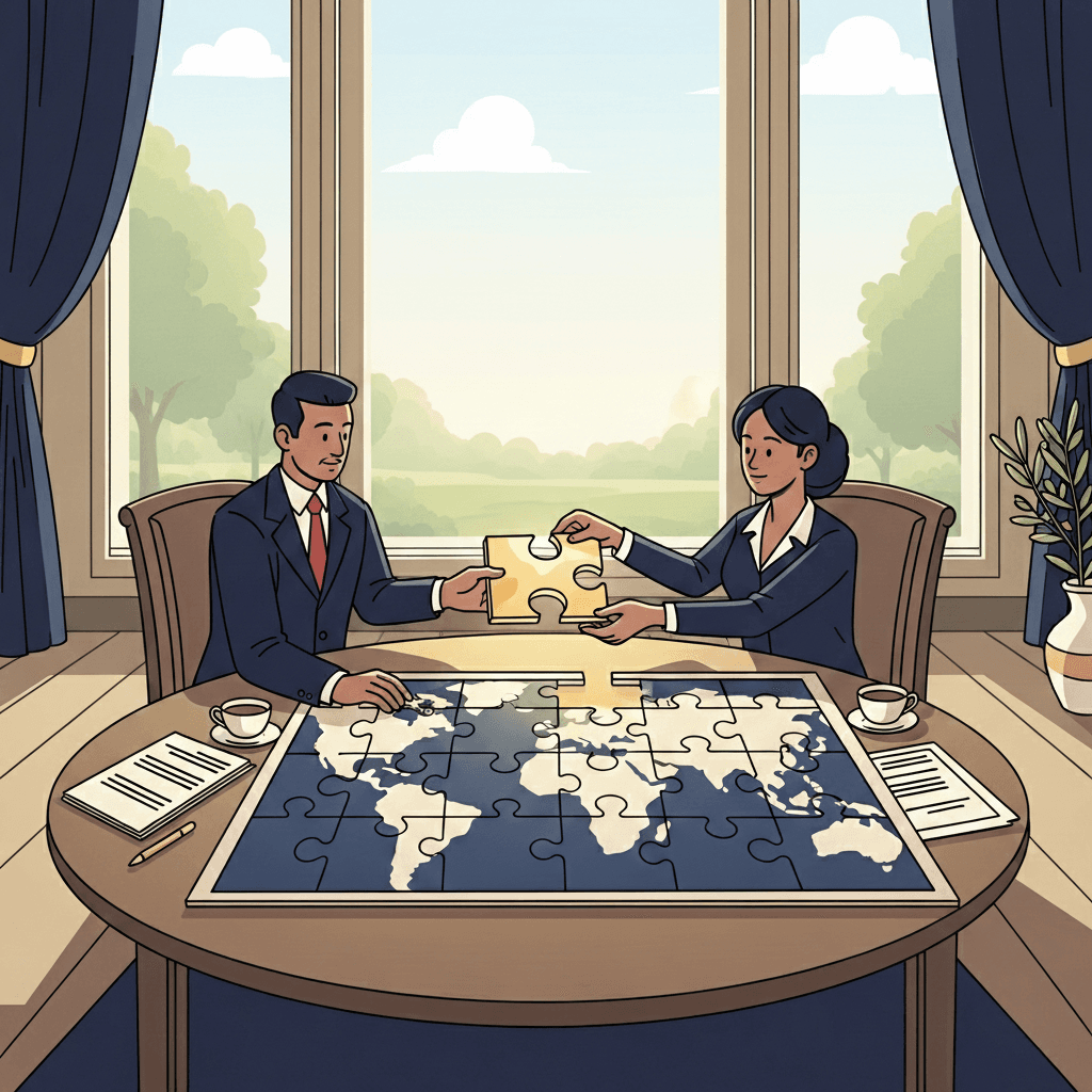 "Diplomacy takes more than just a policy — it's patience, trust, and subtle artistry."