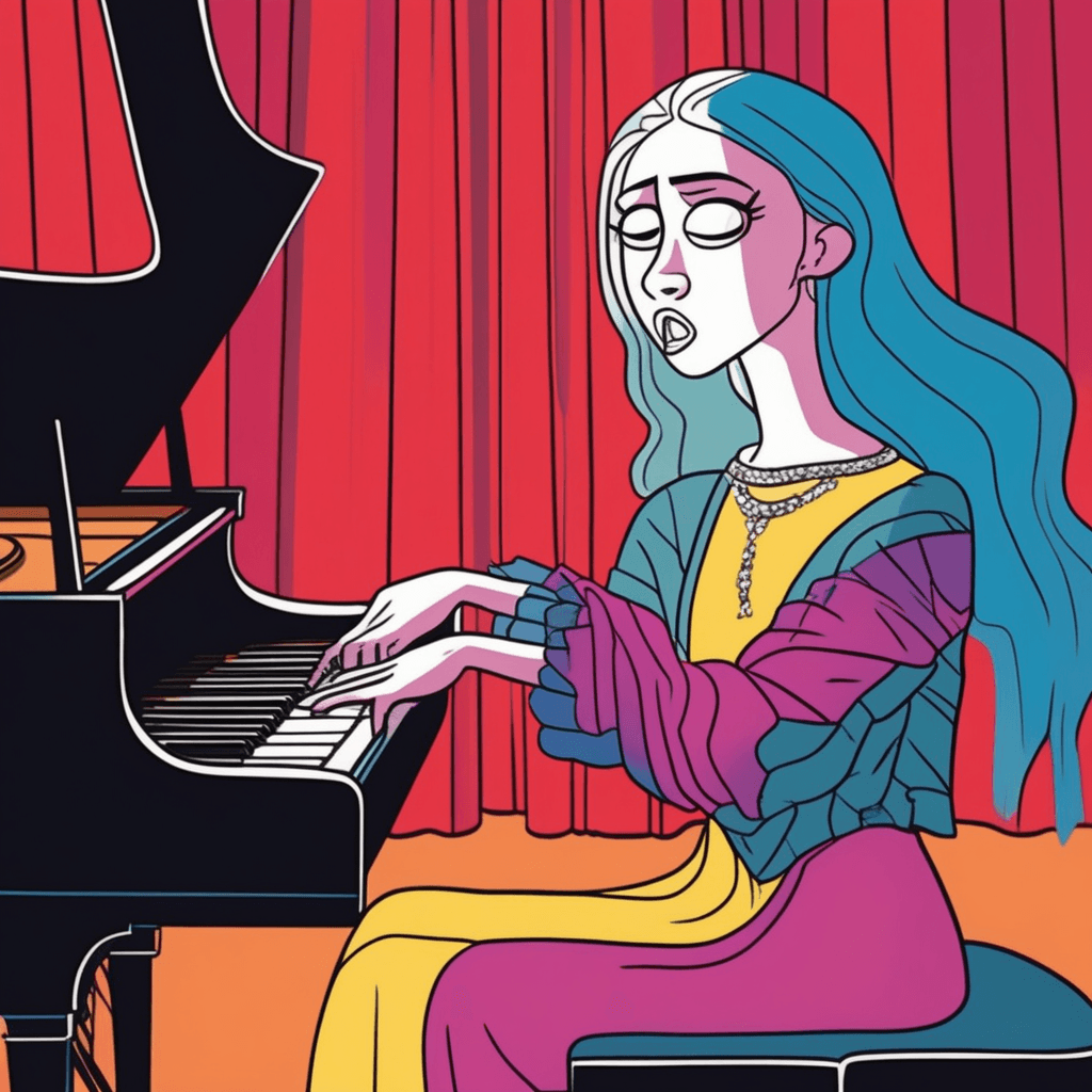 She tries to assert confidence at the concert, but feels utterly disconcerted!
