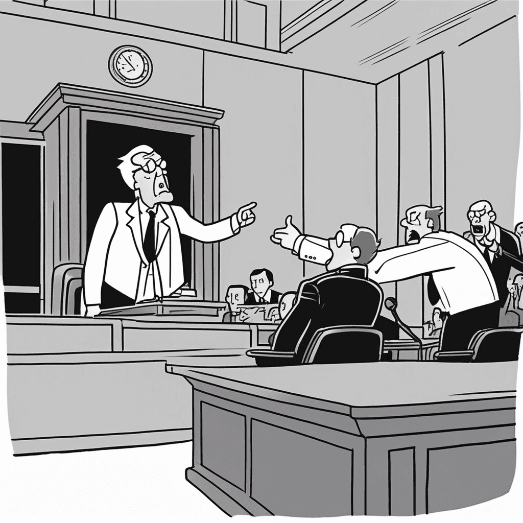 The disputatious lawyer makes opponents cautious and the jury nauseous!
