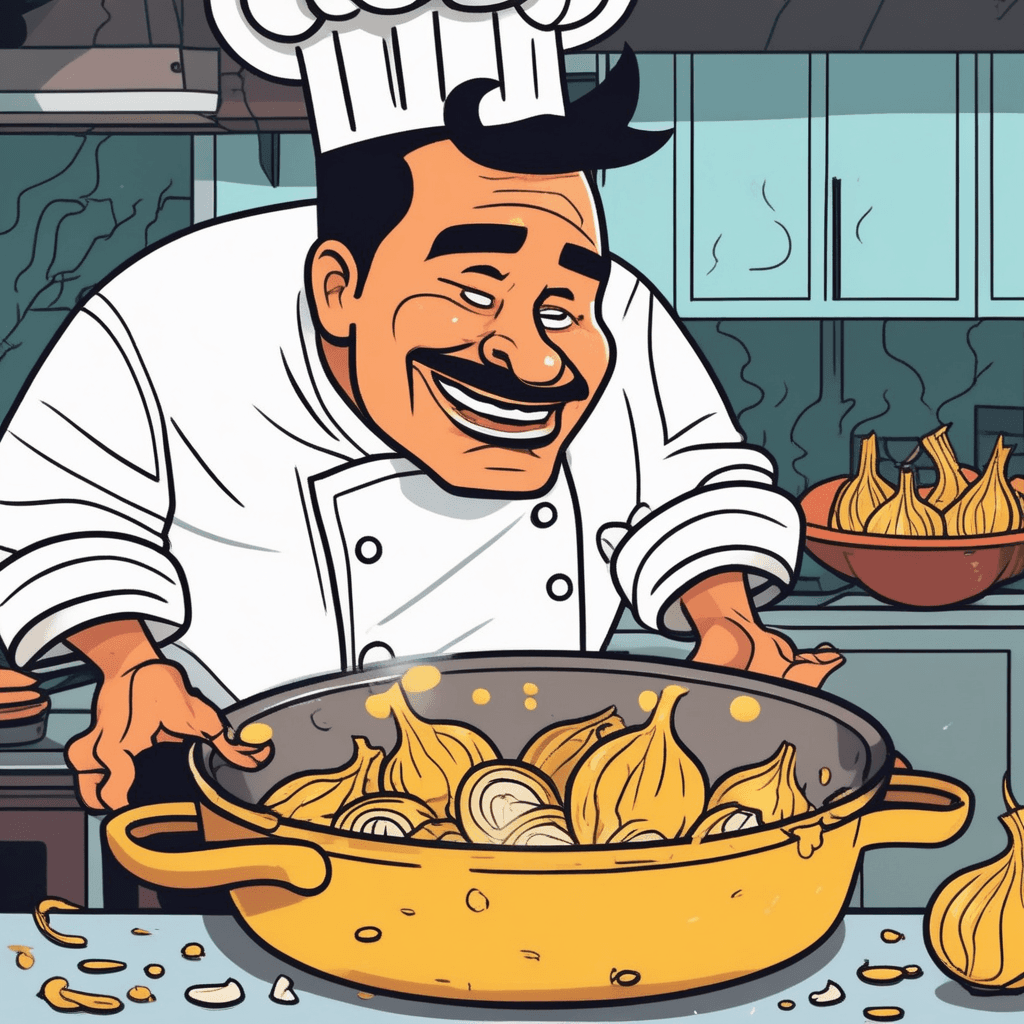 He cried while they fried, until perfectly dried!
