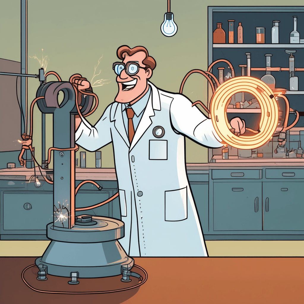 Electricity and magnetism working together