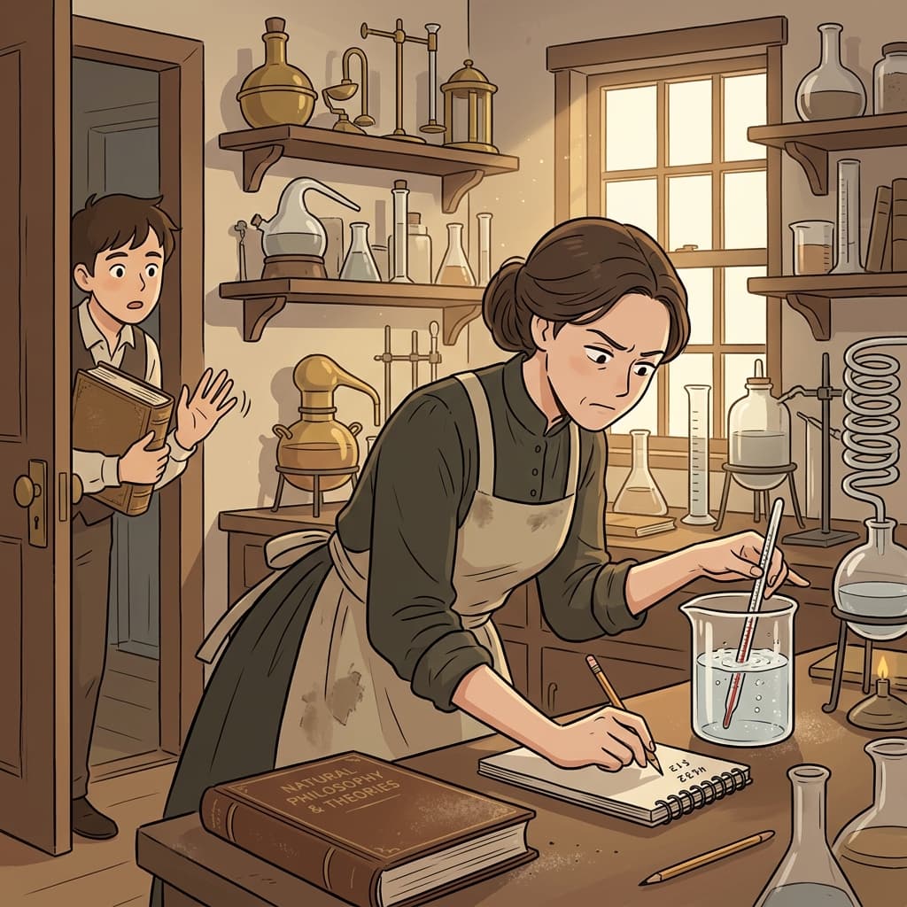 The empiricist trusts only what her instruments measure, not old textbook claims.