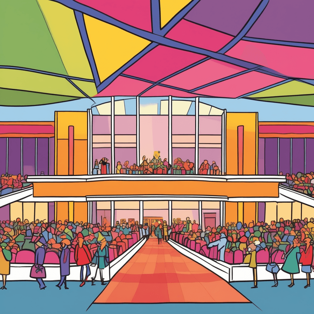 The emporium becomes an auditorium with a shopping moratorium!