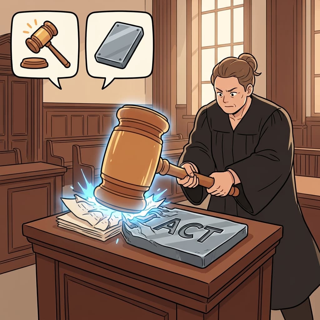 EN(make) + ACT(law) + MENT(result) — enactment is the official result of making a law effective.