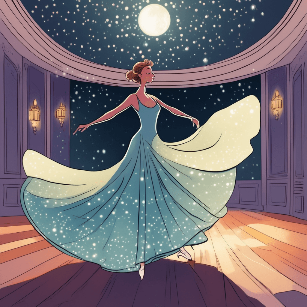Her enchanting dancing keeps me glancing!