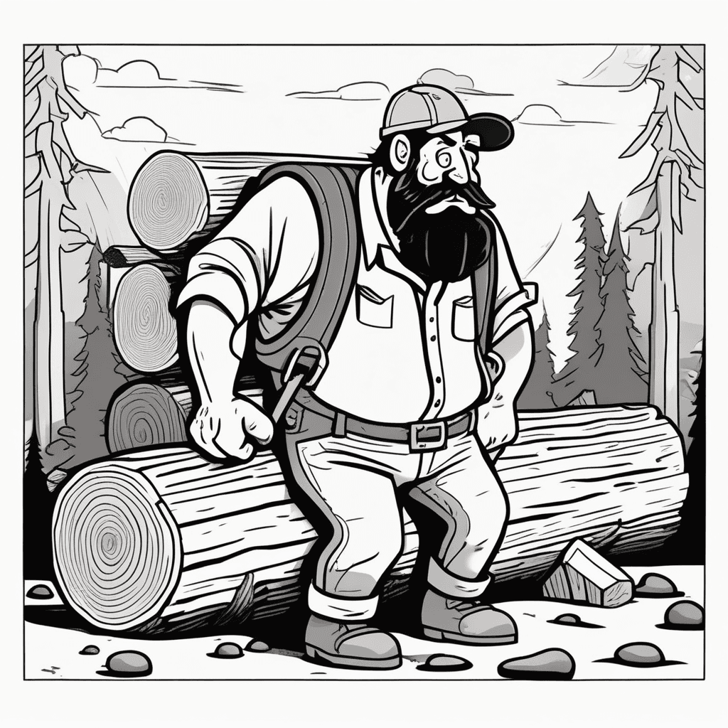 Heavy lumber encumbers his path to slumber