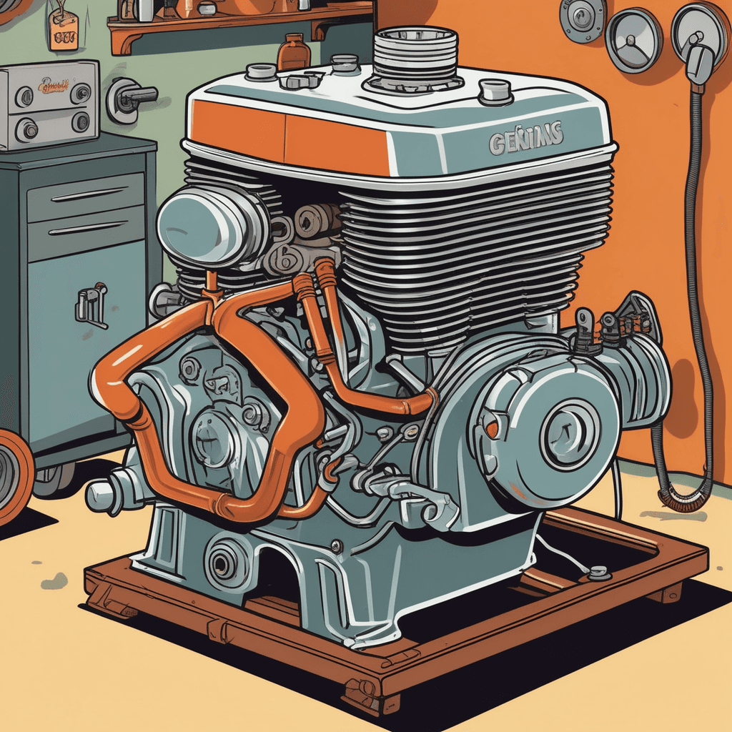 When engines begin, the fans start to spin!