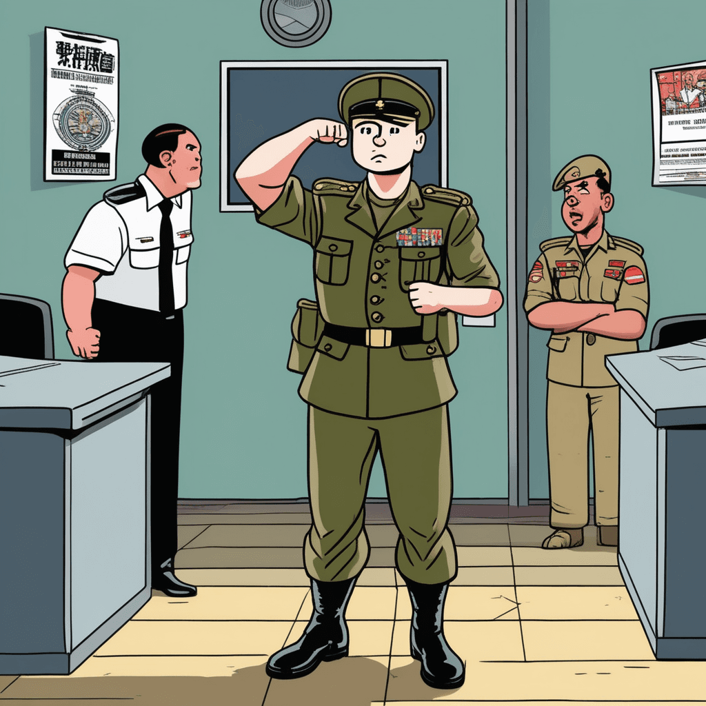 He chose to enlist and persist, though others resist!