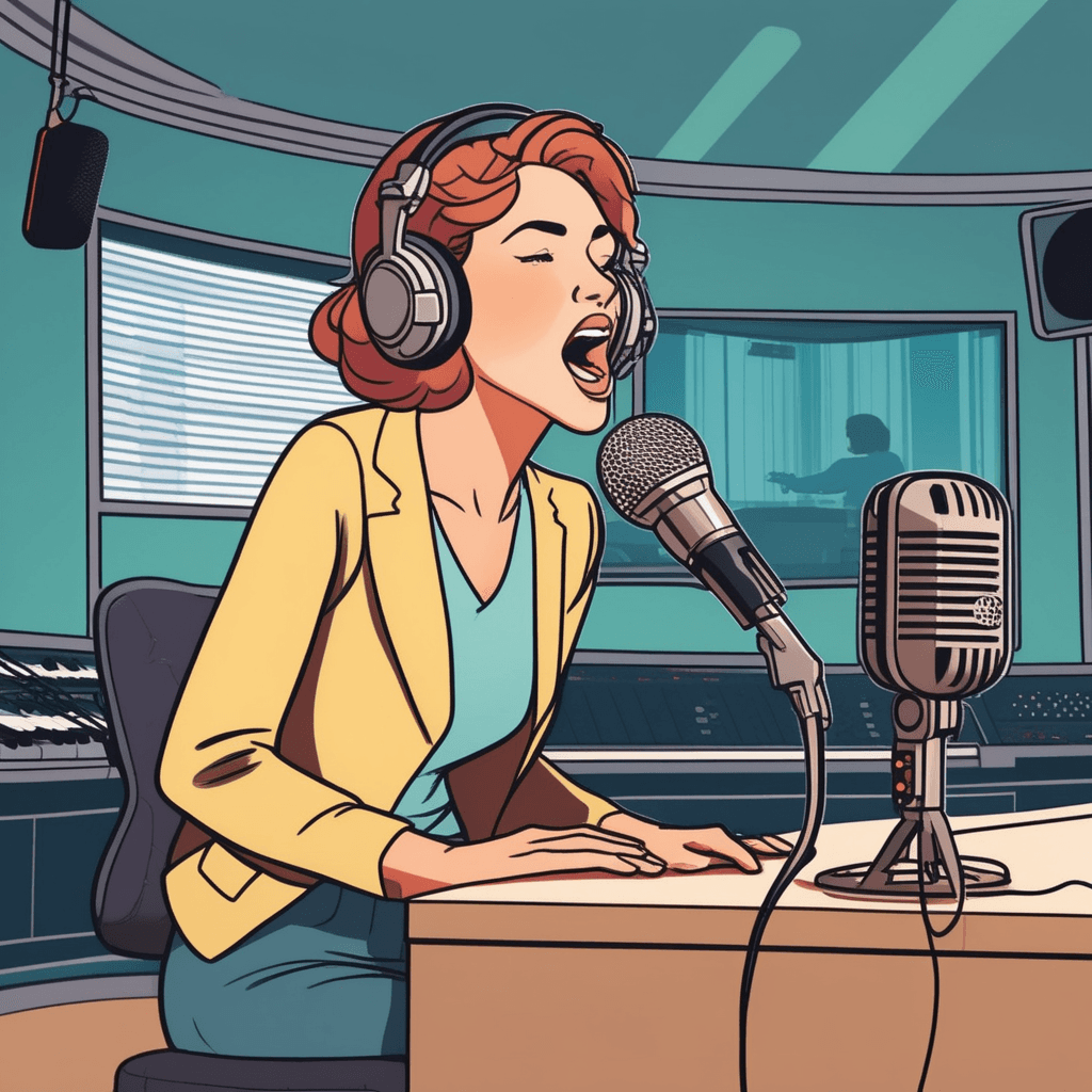 enunciate — to speak or pronounce words clearly and distinctly (concept illustration)