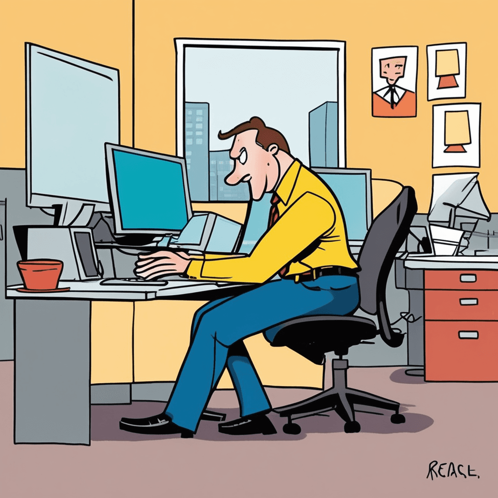 Ergonomic design turns economic stress into comic relief!