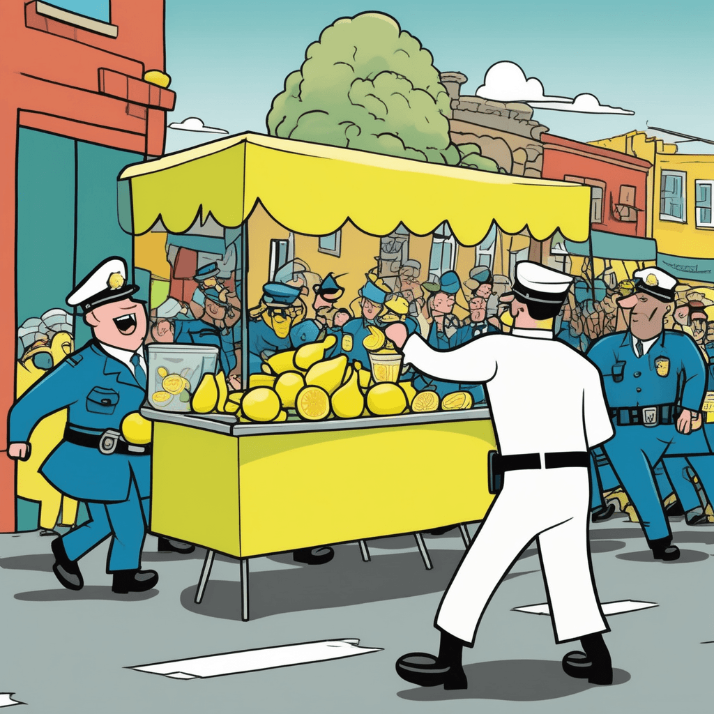 Evade through the parade, hide behind lemonade!