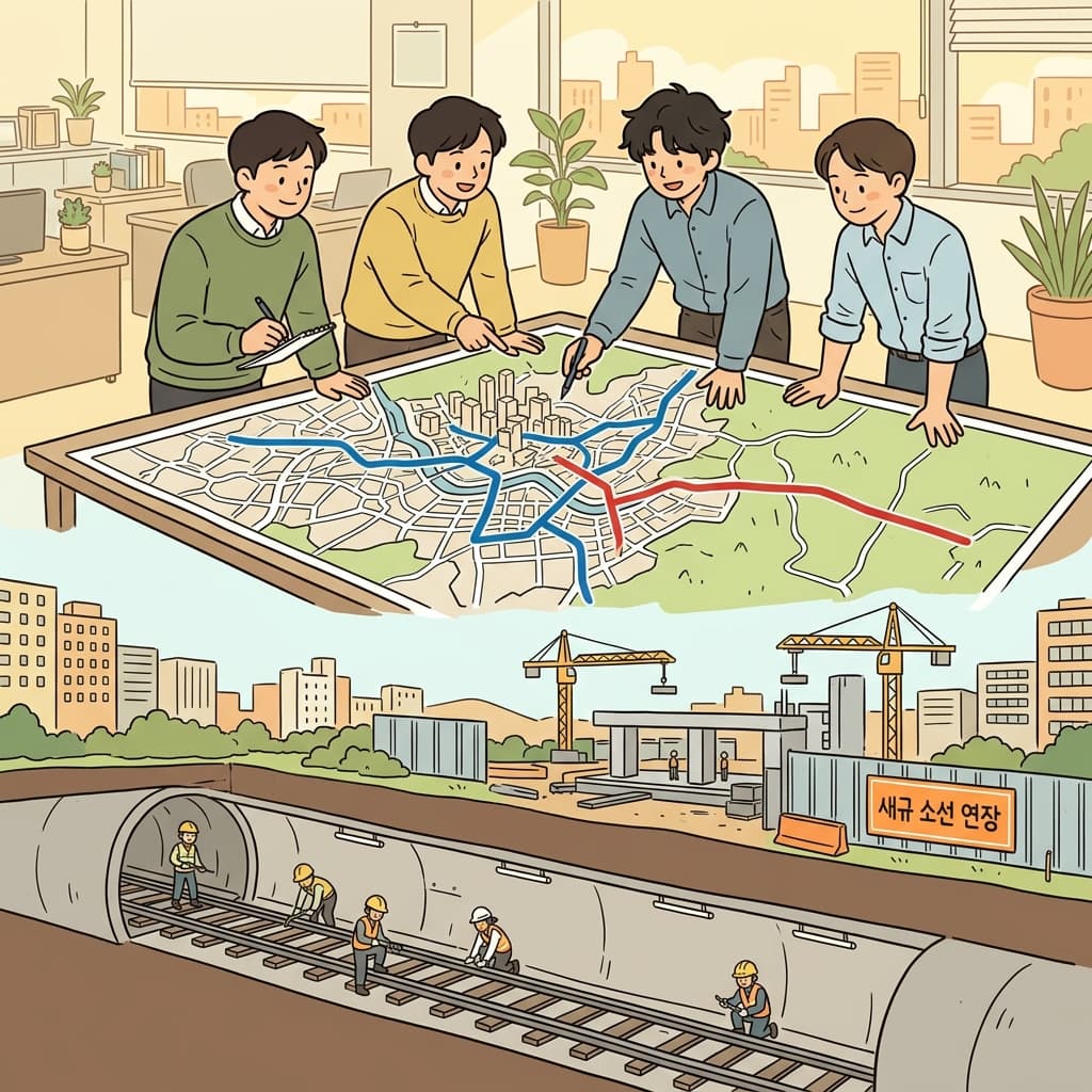 The city's extended subway line finally reached the growing suburbs.