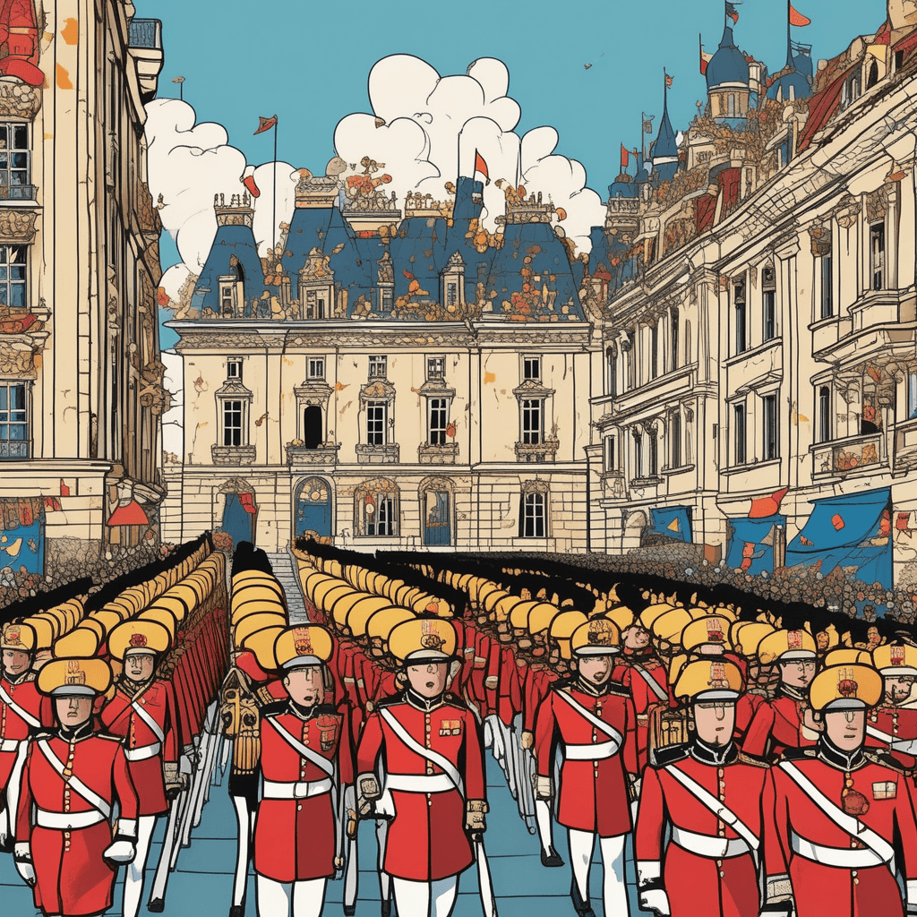 Behind the grand parade lies a crumbling façade and hollow charade!