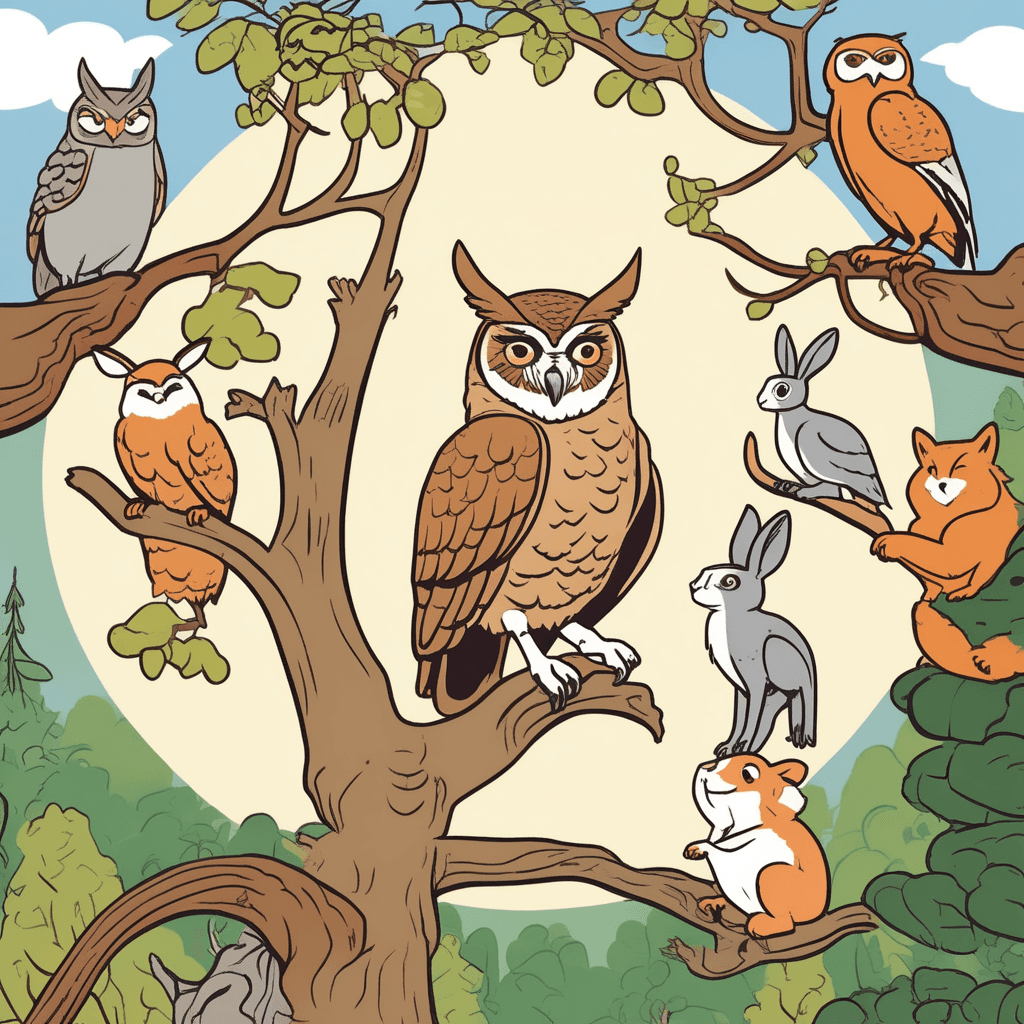 Animal story with moral lesson