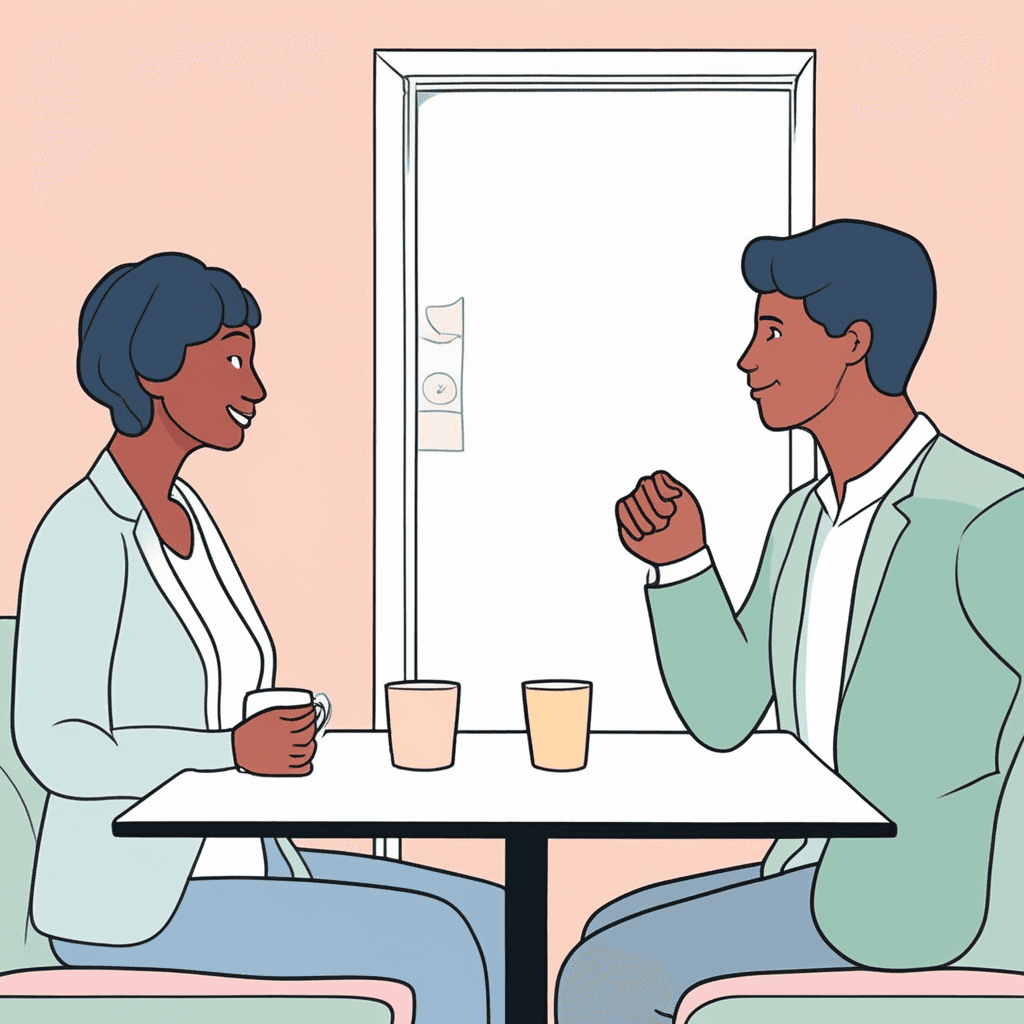 in person; directly meeting someone without any intermediary