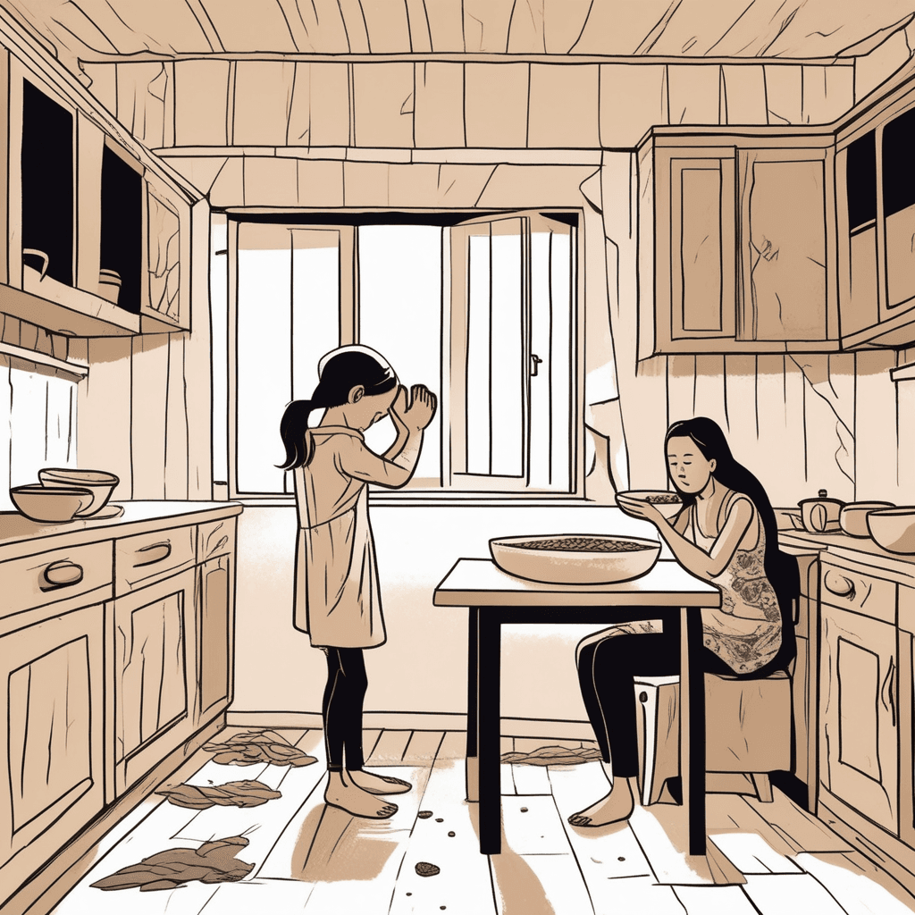 Extreme scarcity of food