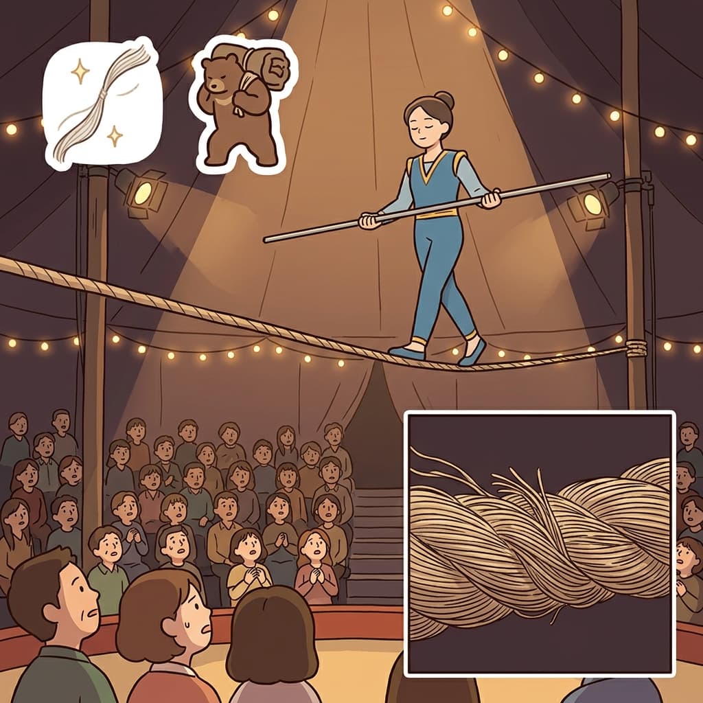 FI-BER — fine threads that bear everything. (FINE threads that BEAR (carry/hold) everything
→ FI(ne) + BER(bear) = FIBER → Fiber = the fine thing that bears the weight)
