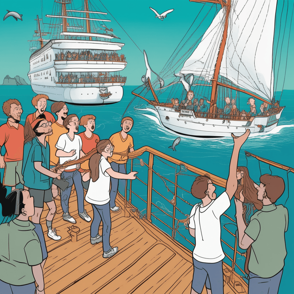 On our field trip ship, keep a steady grip!