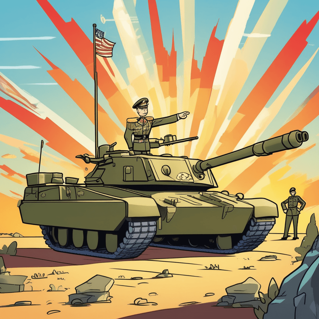 Show your rank by the tank, badges shining on your flank!