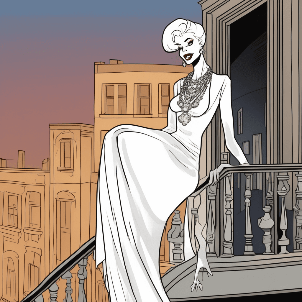 She flaunts her wealth, but ghosts haunt and critics taunt!
