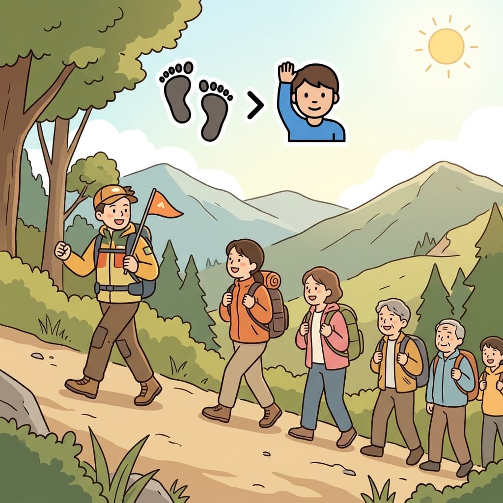 Every follower trusted the leader's direction. (Follow + Person = Follower.)
