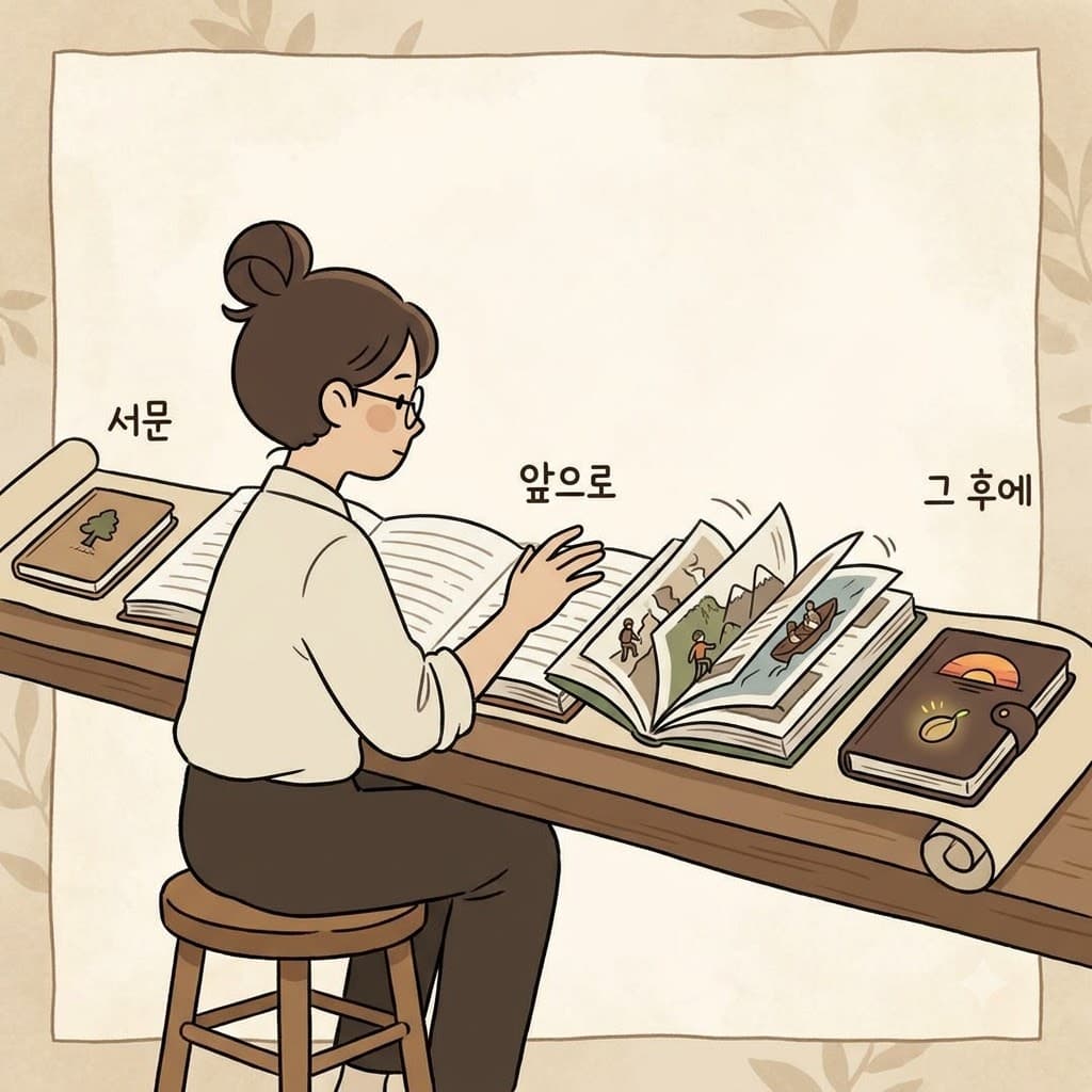 The author wrote the foreword before moving forward to the main chapters, and explained the rest afterward.