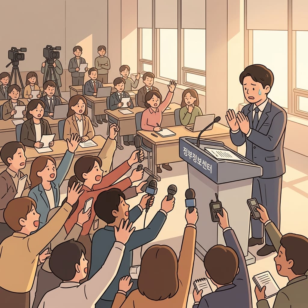 After the press briefing, reporters raised further questions about the new policy.