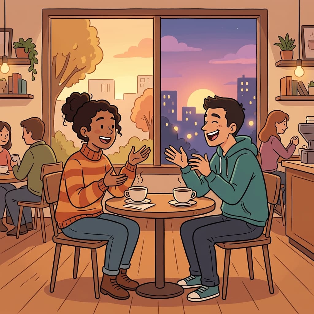 Talking rapidly and continuously