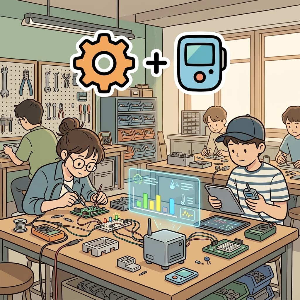 The engineer designed a small gadget capable of monitoring air quality automatically. (gadget = GEAR + widget → a gadget is a small useful GEAR-like WIDGET designed for convenience, technology, or efficiency)