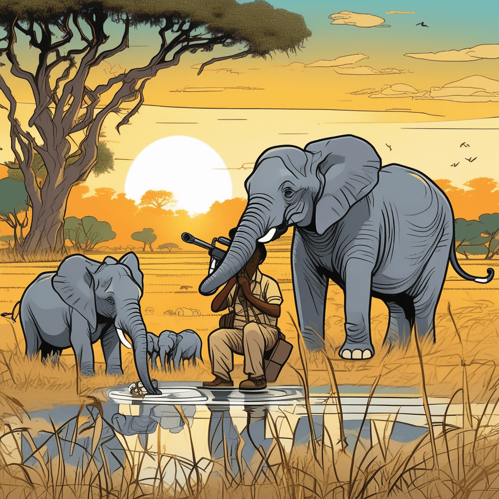In the game reserve, we observe to preserve
