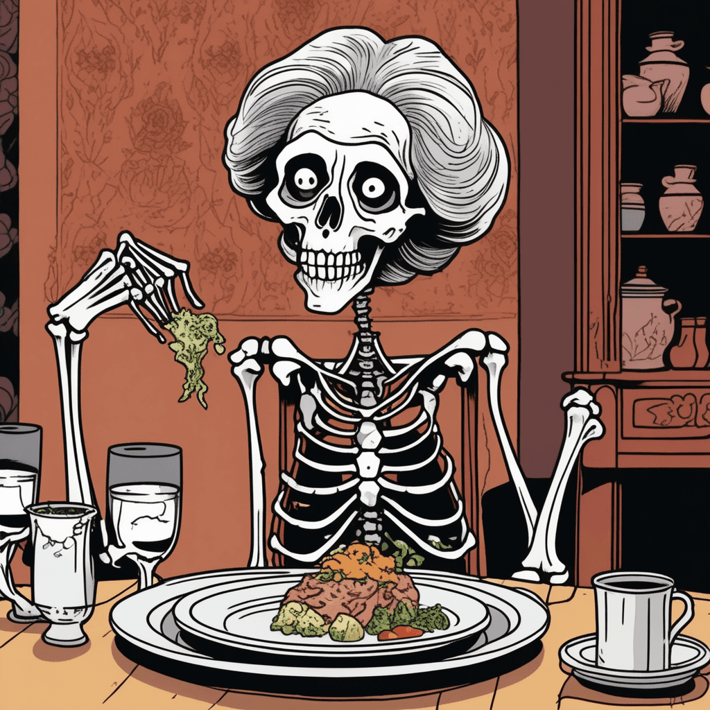 GA! Aunt is bone-thin and starving - absolutely gaunt!