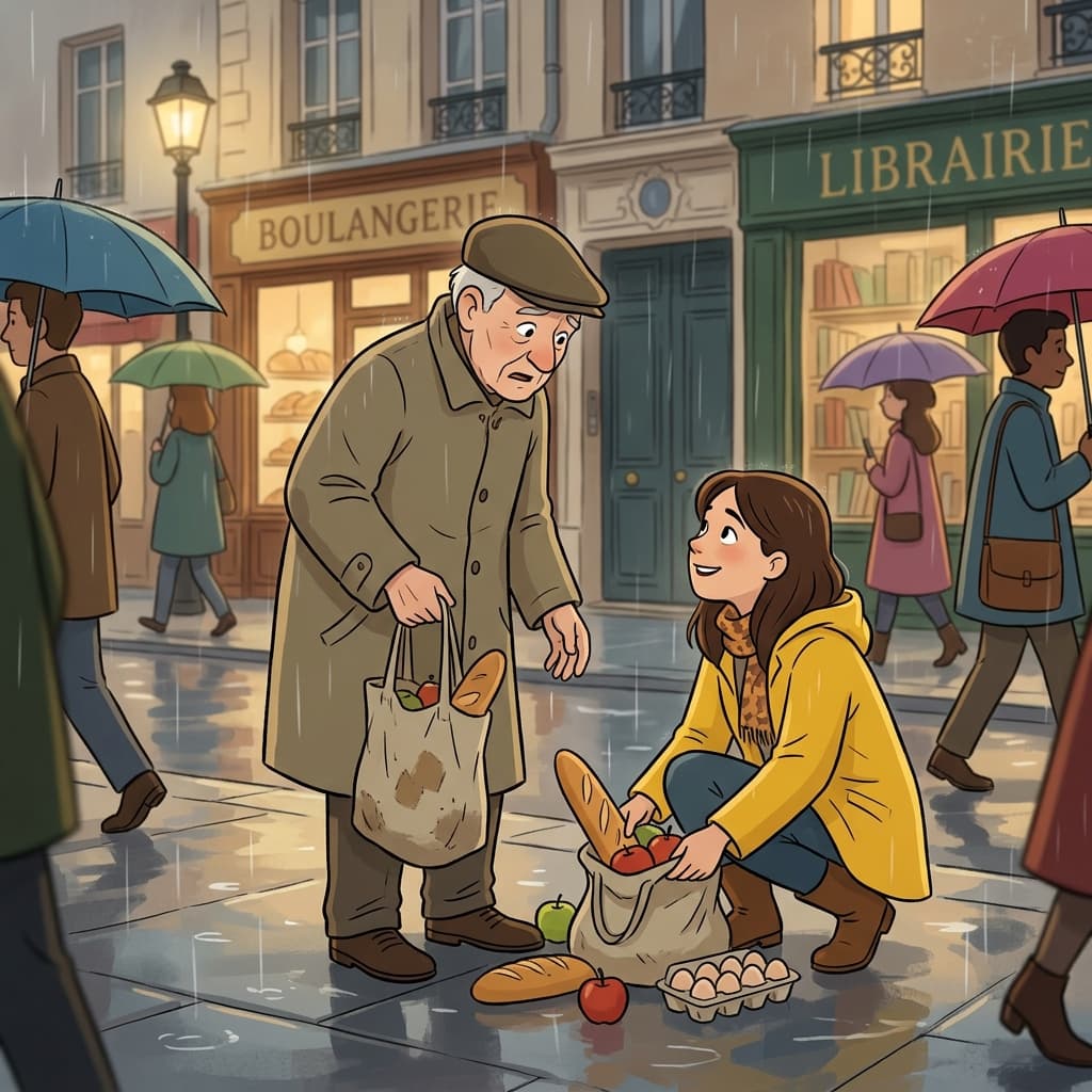 A simple gesture of kindness changed his entire day.