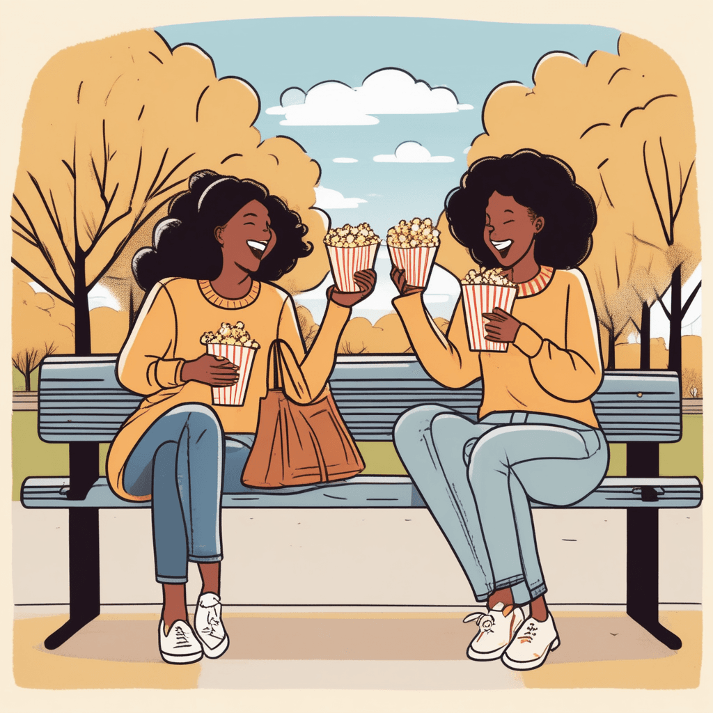 Two female friends enjoying time together