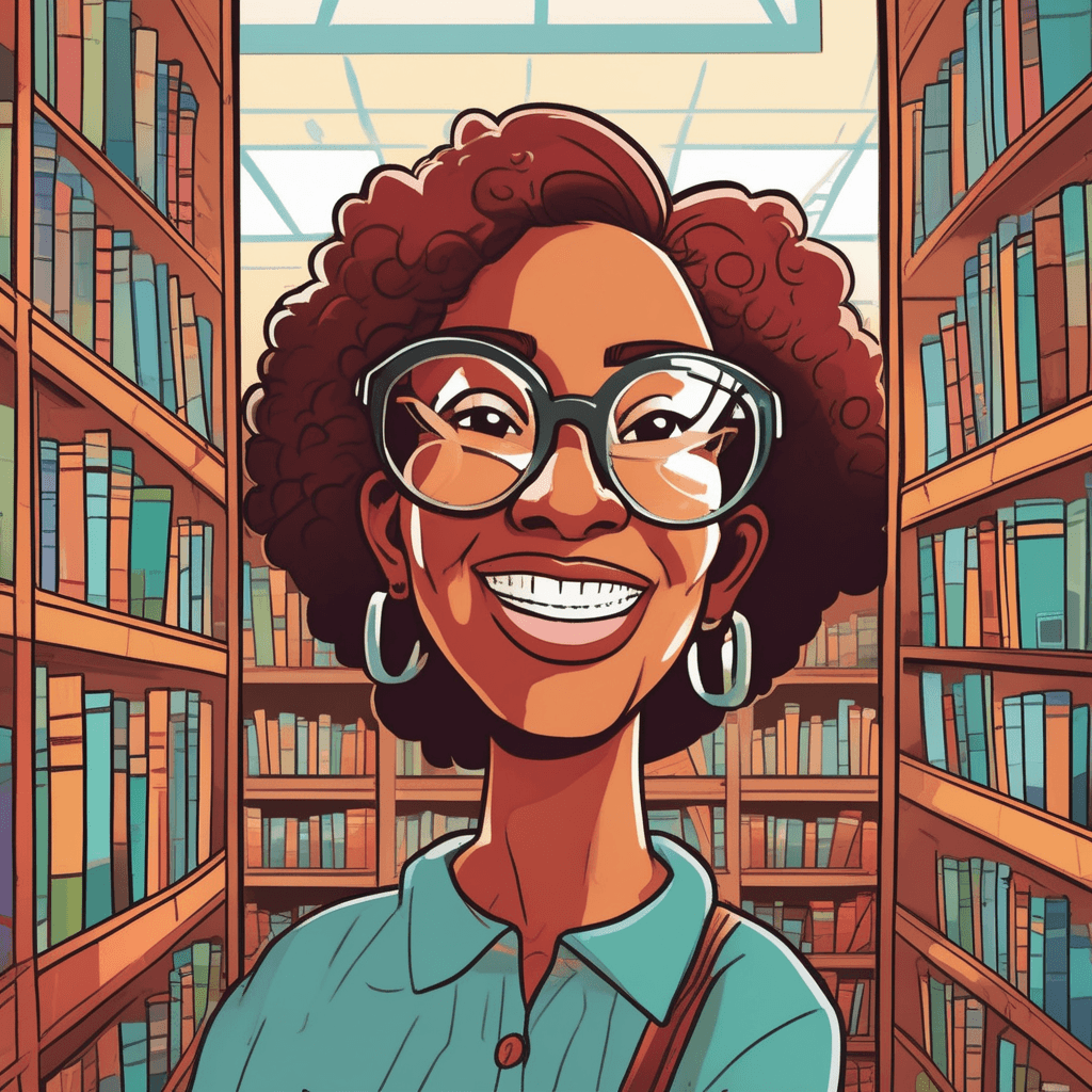 Through her glasses, she organizes classes for the masses!